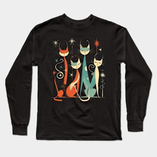 Revamping Interiors with Cat Mid Century Modern Long Sleeve T-Shirt